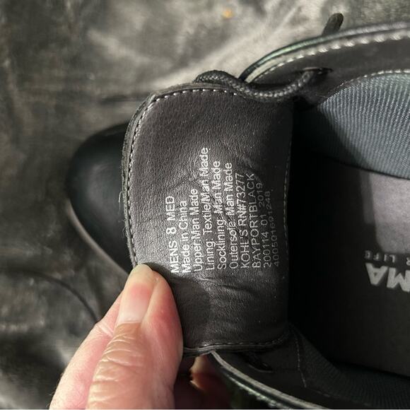 Sonoma Men’s Vitalize Black lace up boots Sz 8 - Picture 4 of 9